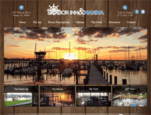 Tablet Screenshot of harborinnandmarina.com